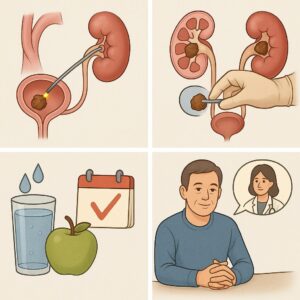 4. 요로결석 치료 가이드🔪 | 수술, 내시경, 재발 방지까지 완벽 정리
